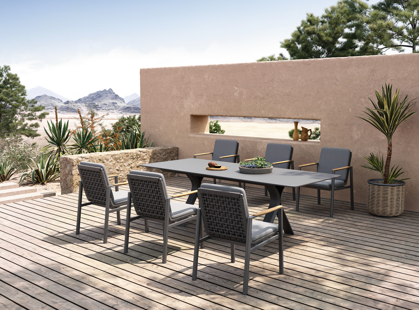 Silla Reyne Charcoal