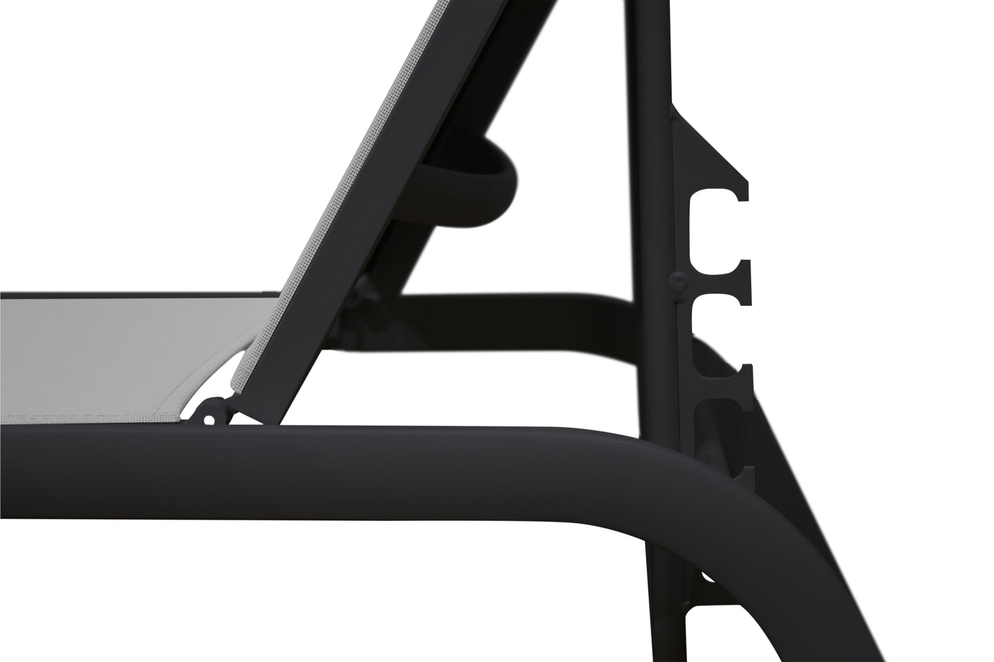 Camastro June Charcoal con Gris