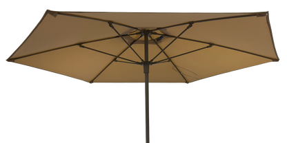 Sombrilla Hawaii Khaki Fibra de Vidrio