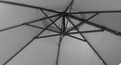 Sombrilla Colima de 3.5m O'Bravia Gris