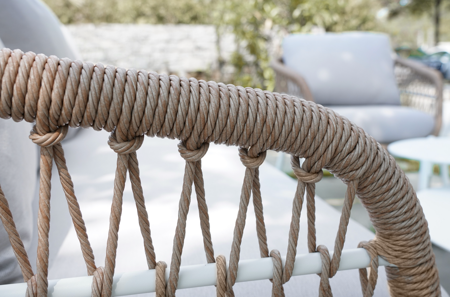 Sillón Bari Blanco Natural