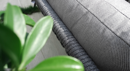 Sillón Bari Charcoal 3 Plazas