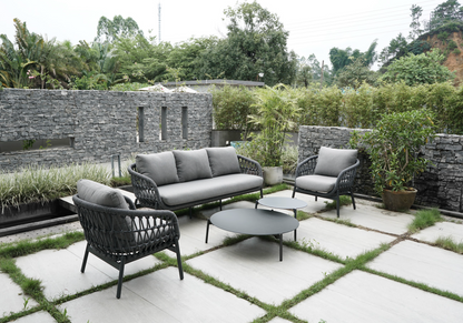 Sillón Bari Charcoal 3 Plazas