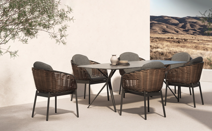 Silla Bari Reed Charcoal