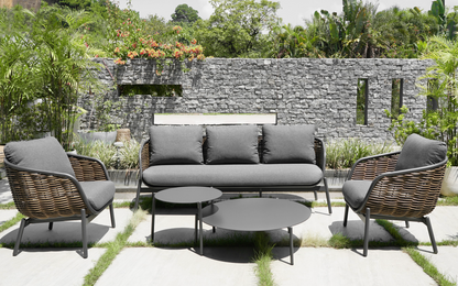 Sillón Bari Reed Charcoal