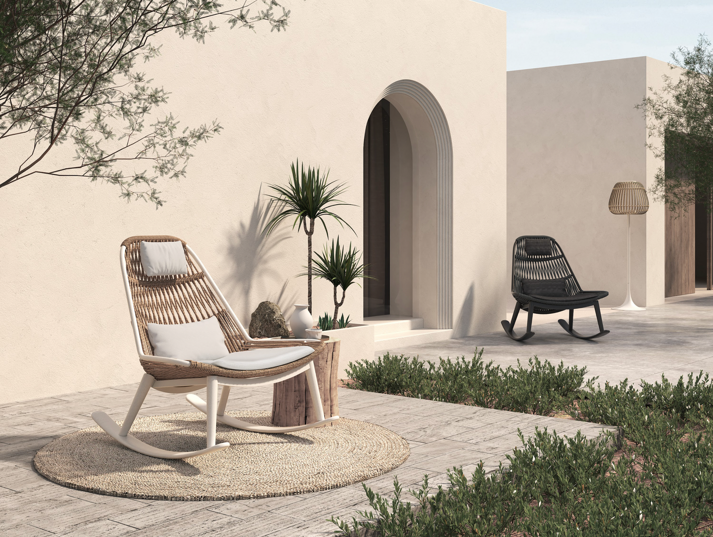 Mecedora Como Charcoal