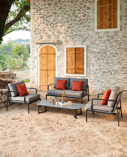 -30% Sala Río Charcoal 3 Plazas con Mesa de Centro