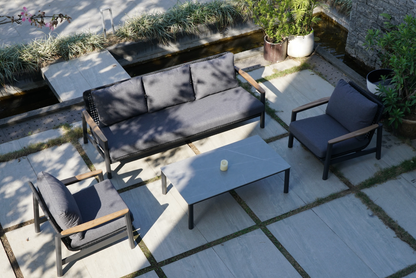 Sillón Reyne 3 Plazas Charcoal