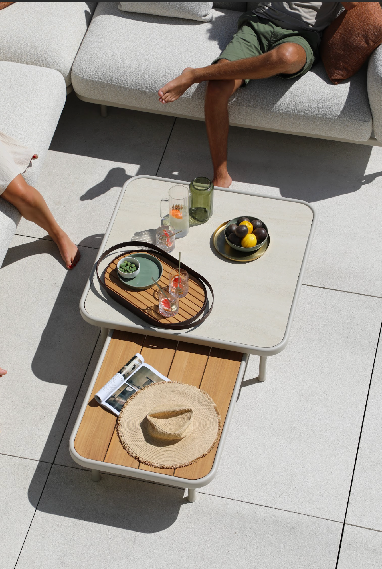 Mesa de Centro Coral Piedra