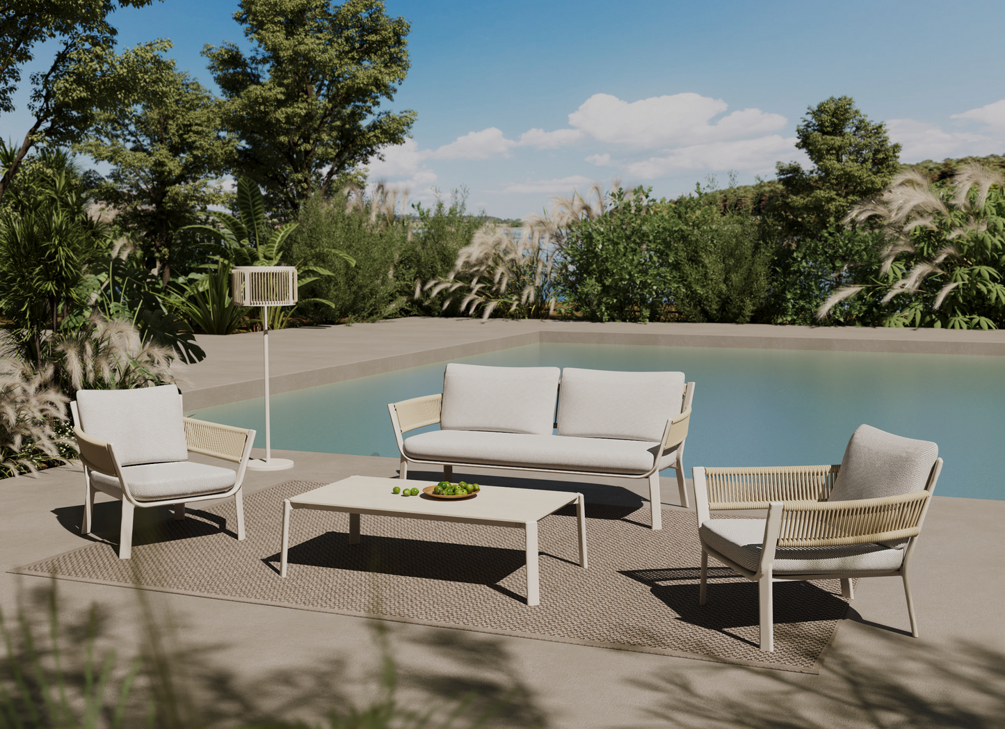 Sillón Mairin 2plz Beige