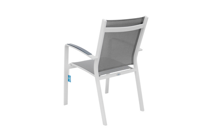 Silla Cosmo Blanca/Gris