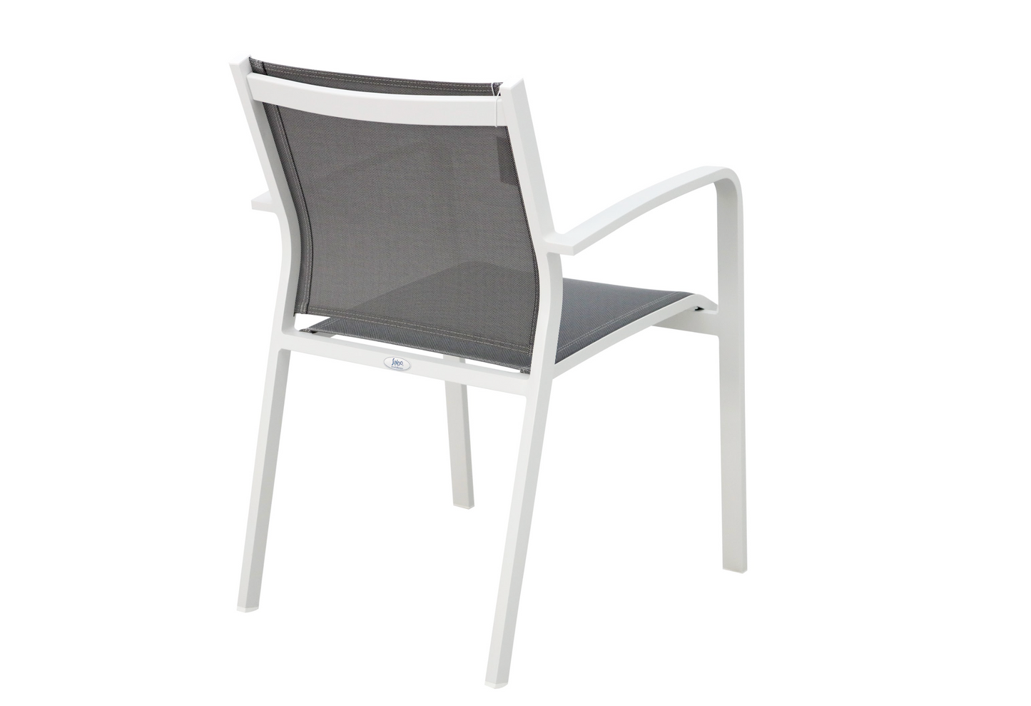 Silla Luis Blanco con Gris