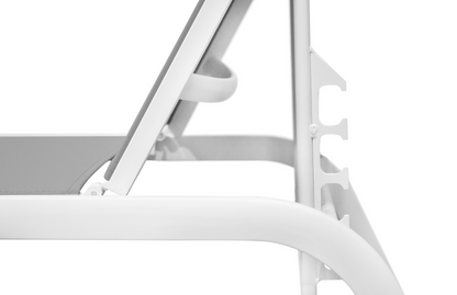 Camastro June Blanco con Gris