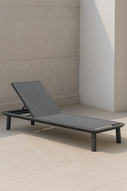 Camastro Rhondo Charcoal con Antracita