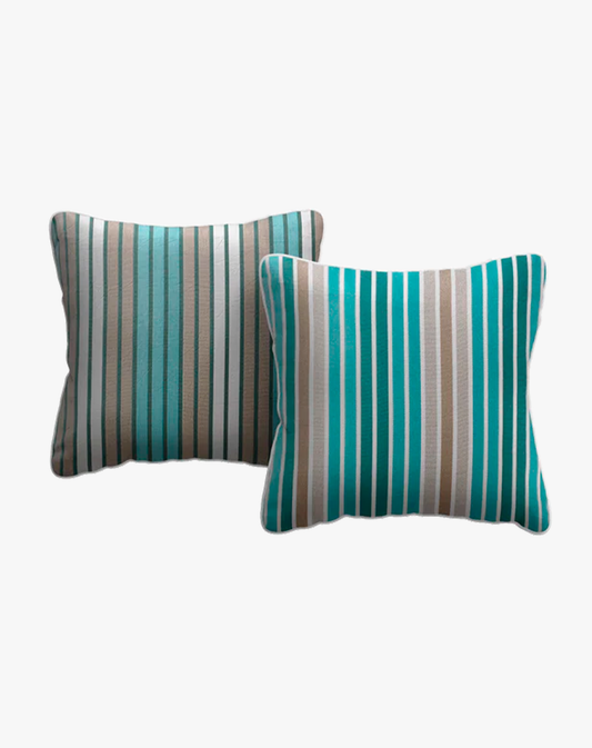 Cojín Cyan Calm Rayas
