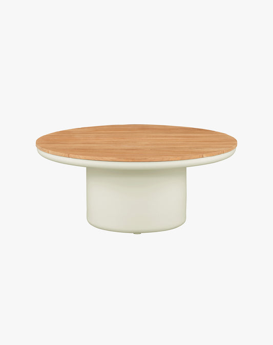 Mesa de Centro Diamante Redonda Beige 90x37 Teka