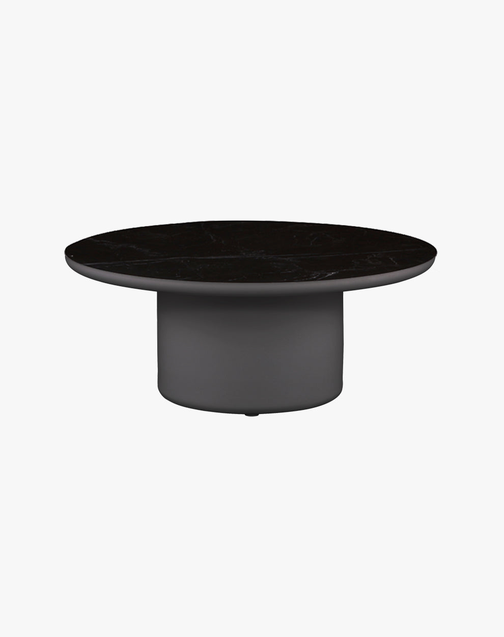 Mesa de Centro Diamante Redonda Charcoal 90x37