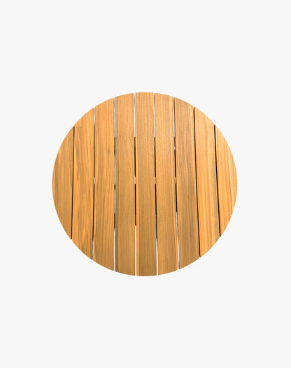 Mesa de Centro Diamante Redonda Charcoal 80x32 Teka