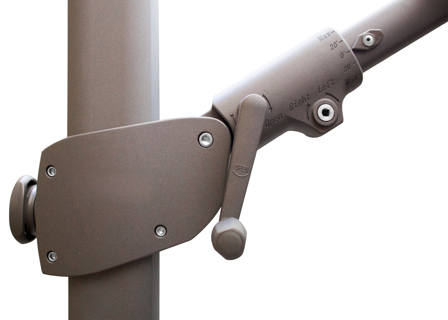 Sombrilla Cabo de 3m x 3m O'Bravia Khaki