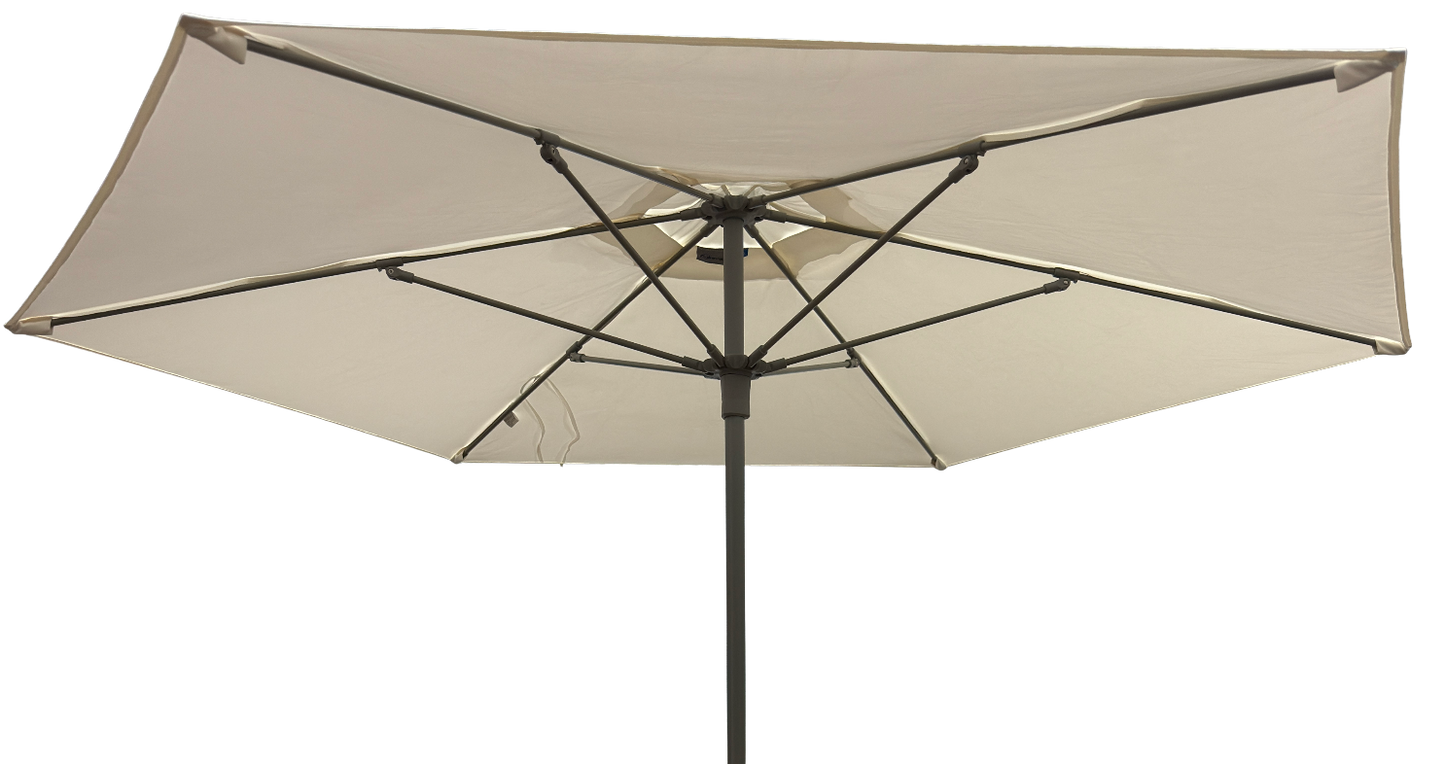 Sombrilla Hawaii Eggshell Fibra de Vidrio